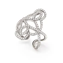 Γυναικείο Δαχτυλίδι Folli Follie 3R15S077C-52 (52) από Ατσάλι Silver