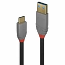Καλώδιο USB A σε USB-C Lindy 36911 Μαύρο Ανθρακί