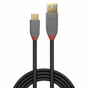 Καλώδιο USB A σε USB-C Lindy 36911 Μαύρο Ανθρακί