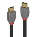 Καλώδιο HDMI LINDY 36961 Μαύρο 50 cm Μαύρο/Γκρι