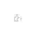 Κορνίζα τοίχου Walther Trendstyle white 40x50 Resin KP050W