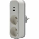 Πολύπριζο με 2 Πρίζες με διακόπτη QUARX 3680 W 