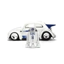 Jada Star Wars R2-D2 1959 VW Drag Beetle 1:24 - Μινιατούρα Συλλεκτικό Αυτοκίνητο