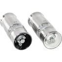 Peugeot Zeli Duo Electric Salt & Pepper Mills (Silver, 14 cm)