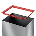Hailo Big-Box Swing XL ασημί - Κάδος απορριμμάτων 52 L