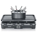 Severin Επιτραπέζια Ηλεκτρική Raclette RG 2347 1400W - Λεία Πλάκα, Ρυθμιζόμενος Θερμοστάτης