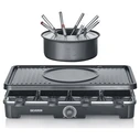 Severin Επιτραπέζια Ηλεκτρική Raclette RG 2347 1400W - Λεία Πλάκα, Ρυθμιζόμενος Θερμοστάτης