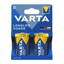 Varta Longlife Power Αλκαλικές Μπαταρίες D 1.5V 2τμχ 04920121422