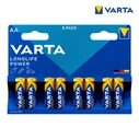 Αλκαλικές Μπαταρίες Varta Long Life Power AA (LR06) (8 Τεμάχια)