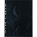Αρχειοθέτηση φωτογραφιών HERMA Fotophan θήκες φωτογραφιών 10x15cm κάθετες μαύρες 10 φύλλα 7785