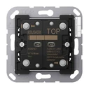 JUNG A10921ST KNX Taster Universal 2fach — KNX πιεζόμενο χειριστήριο 2 πλήκτρων