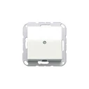 Jung AS 590 A WW Cable outlet with strain relief, alpine white (AS 500 series accessory)