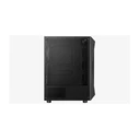 Aerocool Falcon-G-BK-V2 Gaming Midi Tower Κουτί Υπολογιστή (Μαύρο) με Πλευρικό Παράθυρο & RGB