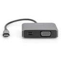 Αντάπτορας USB Digitus DA-70825 - USB-C to VGA / Mini DisplayPort - 20 cm