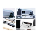 Bachmann DESK mounting bracket set for tabletop thickness 50–80 mm (MPN 930.180)