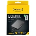 Powerbank Intenso MC10000 Black 10000 mAh Magnetic με Μεταλλικό Δακτύλιο