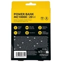 Powerbank Intenso MC10000 Black 10000 mAh Magnetic με Μεταλλικό Δακτύλιο