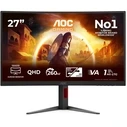 AOC CQ27G4Z2 27" Curved Gaming Monitor — 27-inch QHD (2560x1440), Fast VA, 260Hz, 1ms GTG, DisplayHDR 400