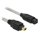DELOCK Καλώδιο FireWire FW400 (4-pin) σε FW800 (9-pin) 2.0 m