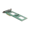 Delock PCI Express 4.0 x8 card to 2 x internal U.2 NVMe SFF-8639 - Bifurcation (236 x 87 mm)
