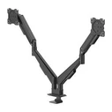 Hama Dual Monitor Gas Spring Desk Mount, 2 Arms, 17"–35" (Model 220907)