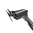 Hama Dual Monitor Gas Spring Desk Mount, 2 Arms, 17"–35" (Model 220907)