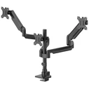 Hama Επιτραπέζια Βάση για 3 Οθόνες 13"-32" με Βραχίονες, Μαύρο (220909)