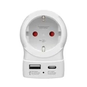 Hama αντάπτορας ταξιδίου EU σε US με USB-C (PD) 20W, SKU 246922, MPN 223479