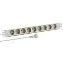 Πολύπριζο Ασφαλείας M-CAB 19 INCH 1U SOCKET 9 PORT ALU GR