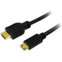 LogiLink HDMI καλώδιο Ethernet A σε mini HDMI, 1.0 m, μαύρο