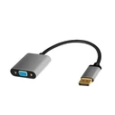 LogiLink DisplayPort (male) to VGA (female) adapter CDA0109, 0.15 m, black/gray