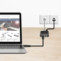 LogiLink καλώδιο/adapter USB 3.0 A (αρσ.) σε RJ45 (αρσ.) 1,5 m – μαύρο/γκρι