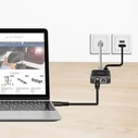 LogiLink USB 3.2 Τύπου C (M) σε RJ45 (M) 1.0 m μαύρο/γκρι