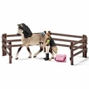 Παιχνίδι Μινιατούρα Schleich Andalusian horses care kit
