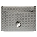Karl Lagerfeld Sleeve KLCS14SAKHPCG 14 inch silver Saffiano Monogram Choupette