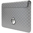 Karl Lagerfeld Sleeve KLCS14SAKHPCG 14 inch silver Saffiano Monogram Choupette