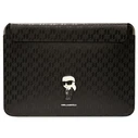 Karl Lagerfeld Sleeve KLCS14SAKHPKK 14 inch black Saffiano Monogram Ikonik