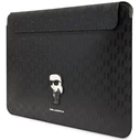 Karl Lagerfeld Sleeve KLCS14SAKHPKK 14 inch black Saffiano Monogram Ikonik