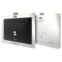 Karl Lagerfeld Sleeve KLCS14SAKHPKK 14 inch black Saffiano Monogram Ikonik