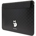 Karl Lagerfeld Sleeve KLCS16SAKHPCK 16 inch black Saffiano Monogram Choupette