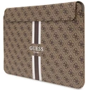 Guess Sleeve GUCS16P4RPSW 16 inch brown 4G Printed Stripes