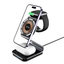 Tech-Protect Qi15W-A29 3in1 Magnetic MagSafe Wireless Charger Black