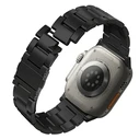 UNIQ Osta strap Apple Watch 4/5/6/7/SE/8/9/Ultra 44/45/49mm Stainless Steel black/midnight black
