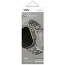 UNIQ Osta strap Apple Watch 4/5/6/7/SE/8/9/Ultra 44/45/49mm Stainless Steel silver/titanium silver