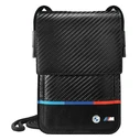 BMW BMOWBPUCARTCBK Wallet Bag Carbon Tricolor Line black