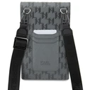 Karl Lagerfeld KLWBSAKHPCG Saffiano Monogram Choupette silver