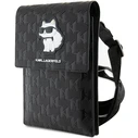 Karl Lagerfeld KLWBSAKHPCK Saffiano Monogram Choupette black