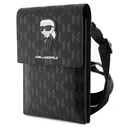 Karl Lagerfeld KLWBSAKHPKK Saffiano Monogram Ikonik black