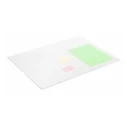 DURABLE Desk Writing Pad PP with Decorative Groove 650 x 500 mm, Transparent (anti‑glare)