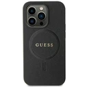 Guess GUHMN61PSAHMCK Apple iPhone 11/XR hardcase Saffiano MagSafe black